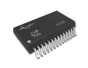 Laser marked integrated circuit